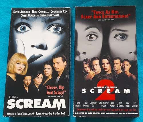 Scream 1 & 2 VHS