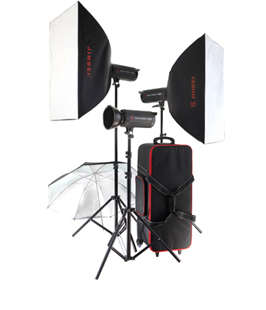 3 x JINBEI DIGITAL PIONEER III Series DPIII-600 PRO Digital Studio Flash Kit