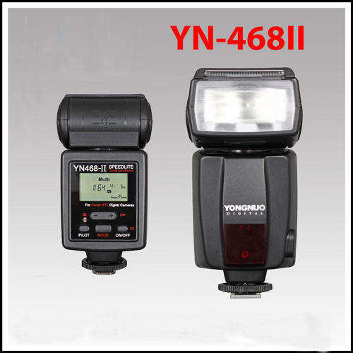 YN-468 II E-TTL Flash With LCD Display for Canon 50D 40D 500D 1000D 450D. Free shipping to SA.