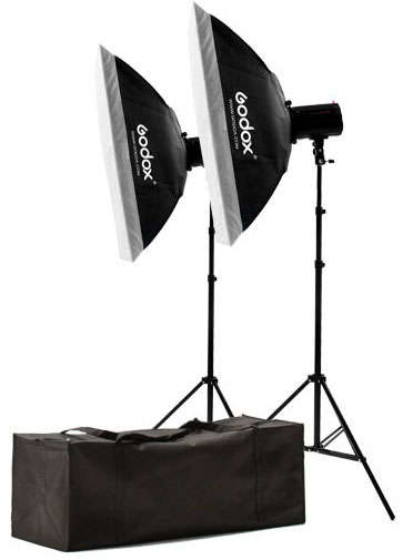 2 x Godox 160w Pro Photography Studio  Flash Kit