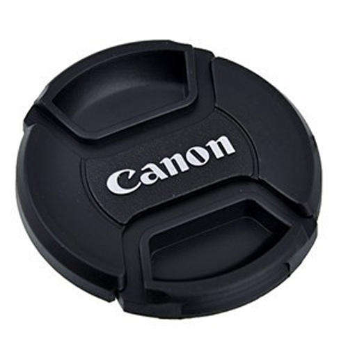 77mm Center Pinch Snap-on Front Lens Cap for Canon