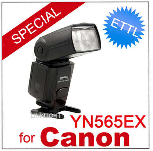 Yongnuo YN-565EX Flash Speedlite TTL for Canon 5DII 7D 30D 50D 40D 60D
