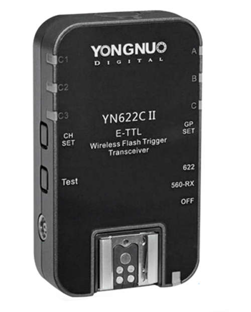 YONGNUO YN-622C-TX Flash Controller + YN-622C (1pc) Trigger Set for Canon