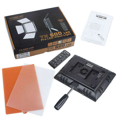 Yongnuo YN-600 YN600 Pro LED Video Light 5500K For Camcorder Canon Nikon Camera