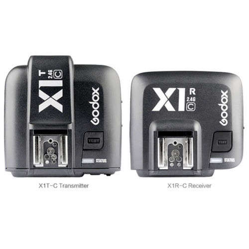 Godox X1C 2.4GHz HSS TTL Wireless Flash Trigger Transmitter + Receiver for Canon