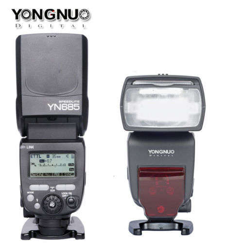 Yongnuo YN-685 Wireless Flash Speedlite HSS/TTL/ Build-in Radio for Canon + Diffuser