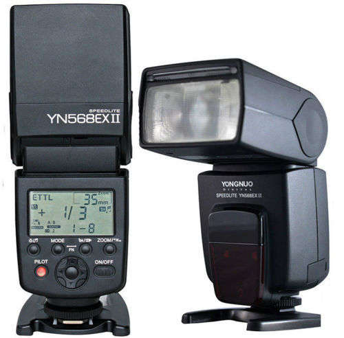 Yongnuo YN568EX II TTL Master HSS 1/8000s Flash Speedlite for Canon.