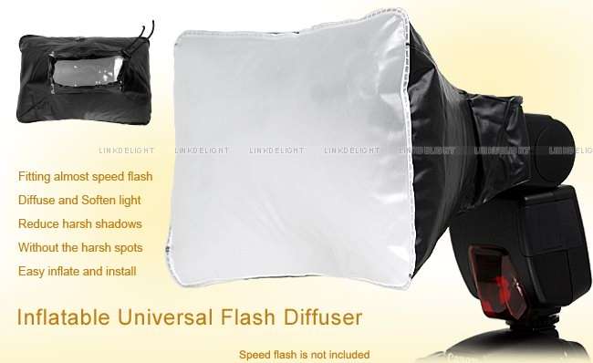 Flash Diffuser Softbox for Canon 580EX/550EX/430EX