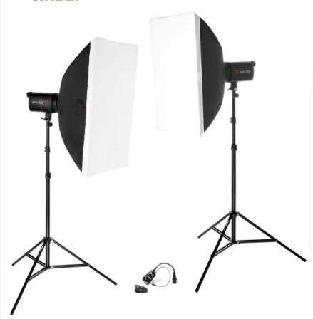 2 x JINBEI Spark-400 Digital studio Flash kit