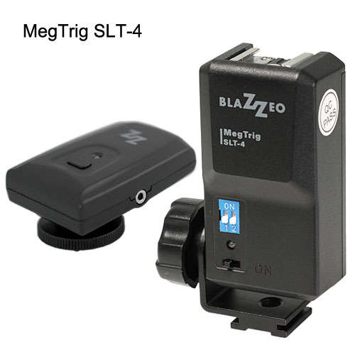 BLAZZEO Wireless  Slave Hot Shoe Flash Trigger 4 Channel  V2s