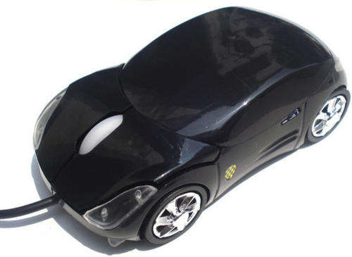 Black Car Shape USB 3D Optical Mouse Mice For PC/Laptop