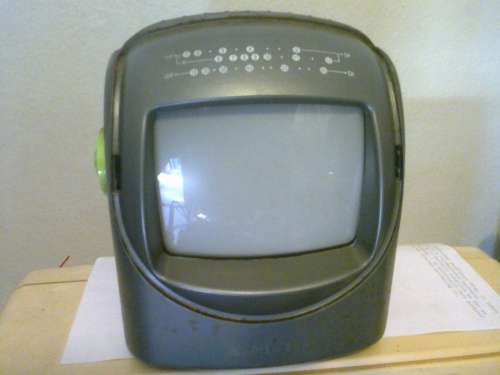 Nu-Tec portable black-and-white TV/Radio