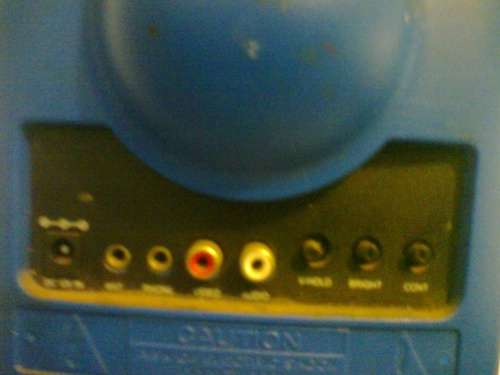 Nu-Tec portable black-and-white TV/Radio