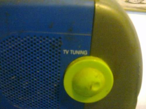 Nu-Tec portable black-and-white TV/Radio