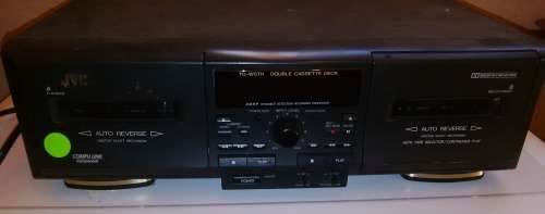 JVC double cassette tape deck