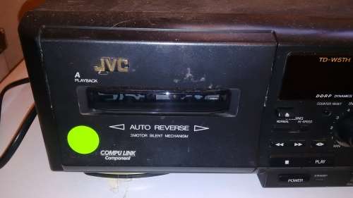 JVC double cassette tape deck