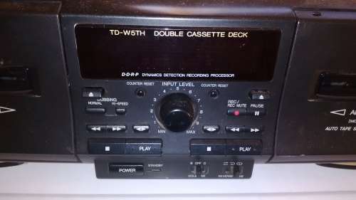 JVC double cassette tape deck
