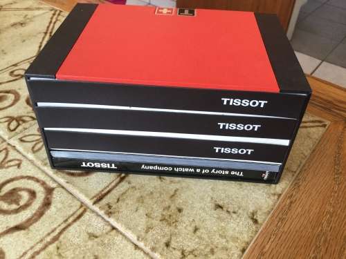Tissot watch with box and accessories