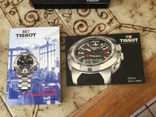 Tissot watch with box and accessories