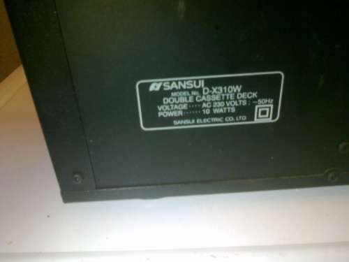 Sansui double tape deck