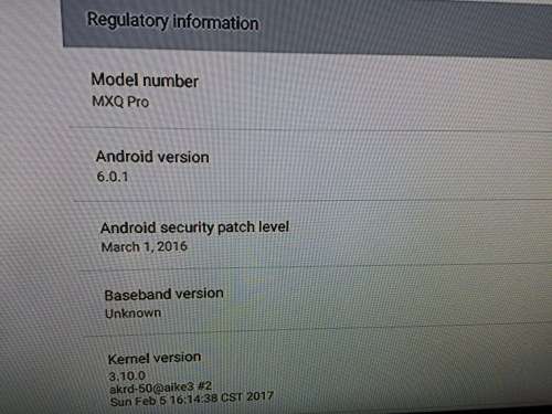MXQ Pro 4K TV box with remote