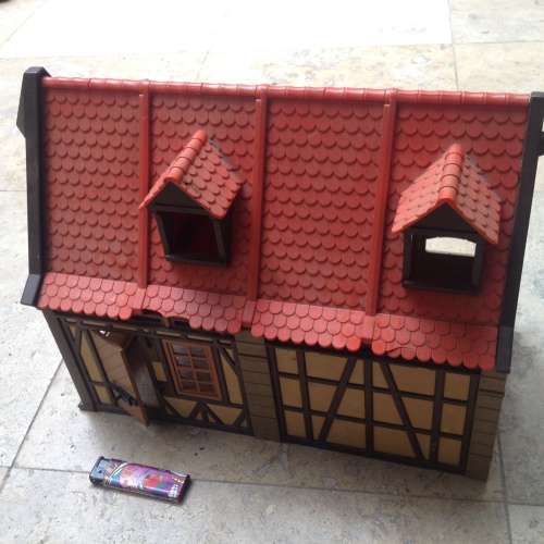 vintage playmobil 1977 farmhouse with barn