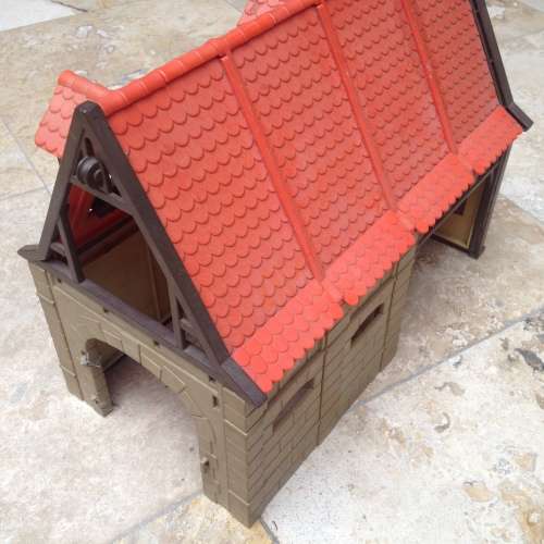 vintage playmobil 1977 farmhouse with barn