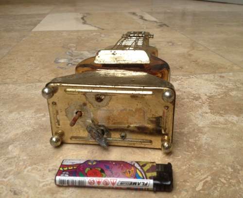 vintage banjo music decanter bottle