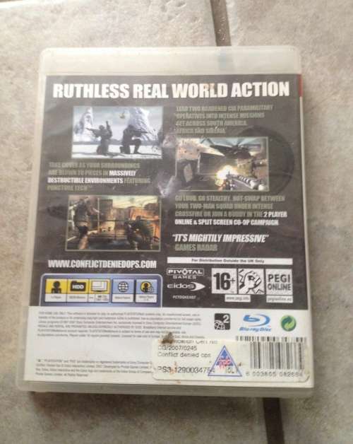 Denied ops , conflict , ps3 game