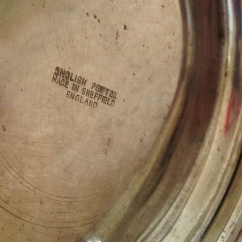 vintage Pewter beer mug with hat , made in England