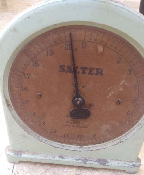 vintage salter scale