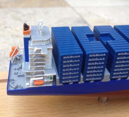 MMCE M/V NILEDUTCH cargo ship scale model boxed with Certificate of exclusivity