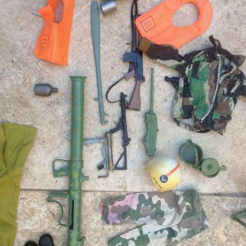 vintage action men lot ,1964 and 1978 men ,with extras , GI joe