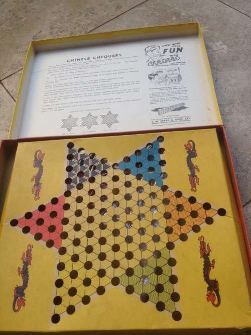 vintage Spears Chinese checkers
