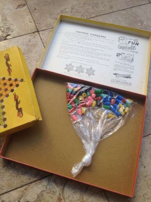 vintage Spears Chinese checkers