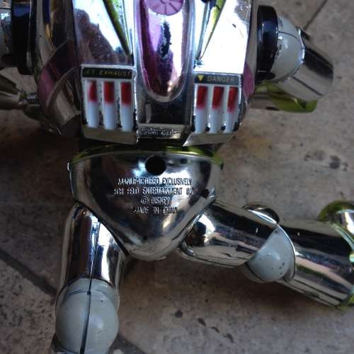 buzz lightyear toy story silver chrome rare 2001