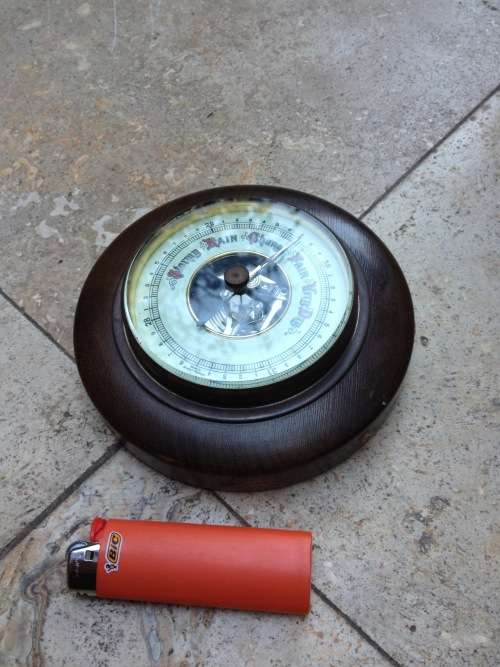vintage west german barometer