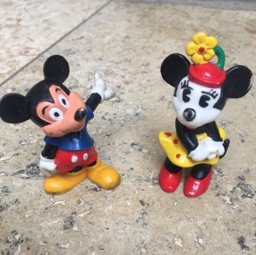 Disney bullyland pvc Mickey and Minnie pair