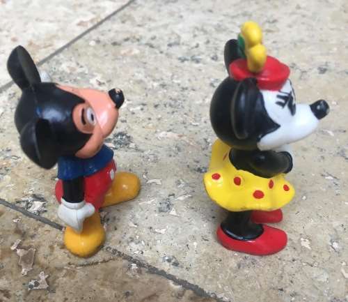 Disney bullyland pvc Mickey and Minnie pair