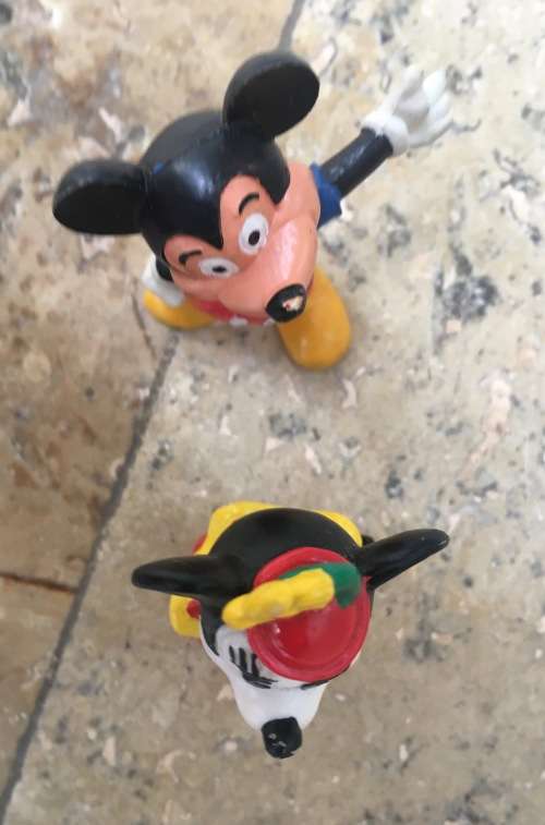Disney bullyland pvc Mickey and Minnie pair