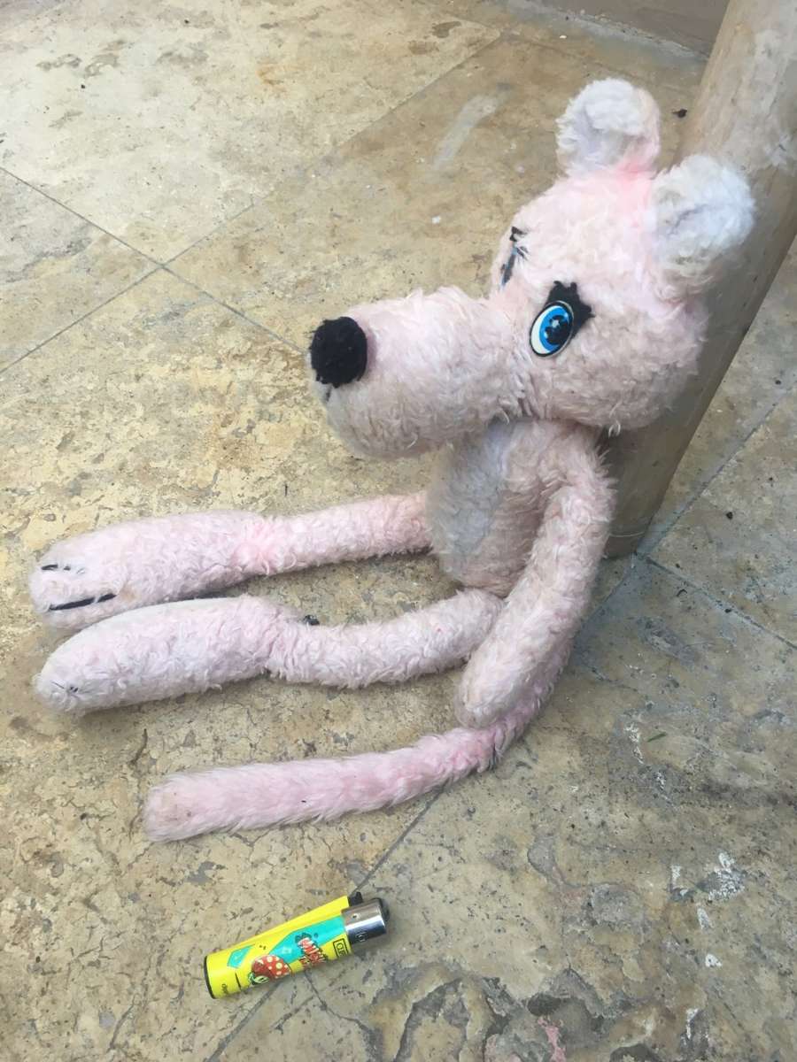 vintage pink panther doll