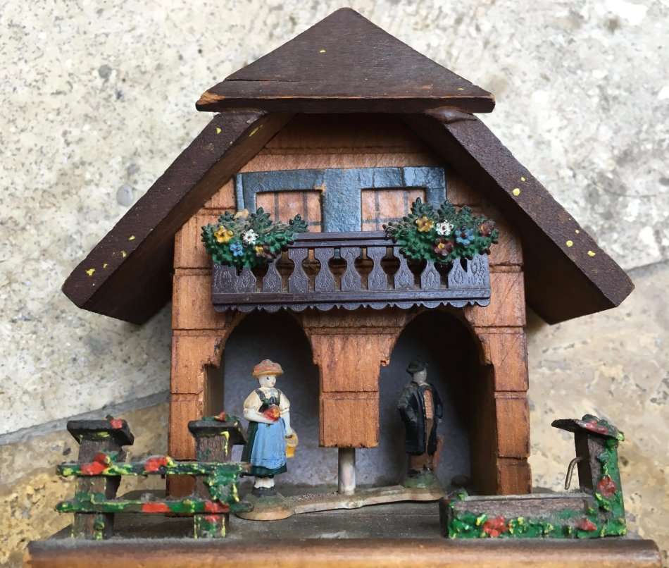 vintage weather house