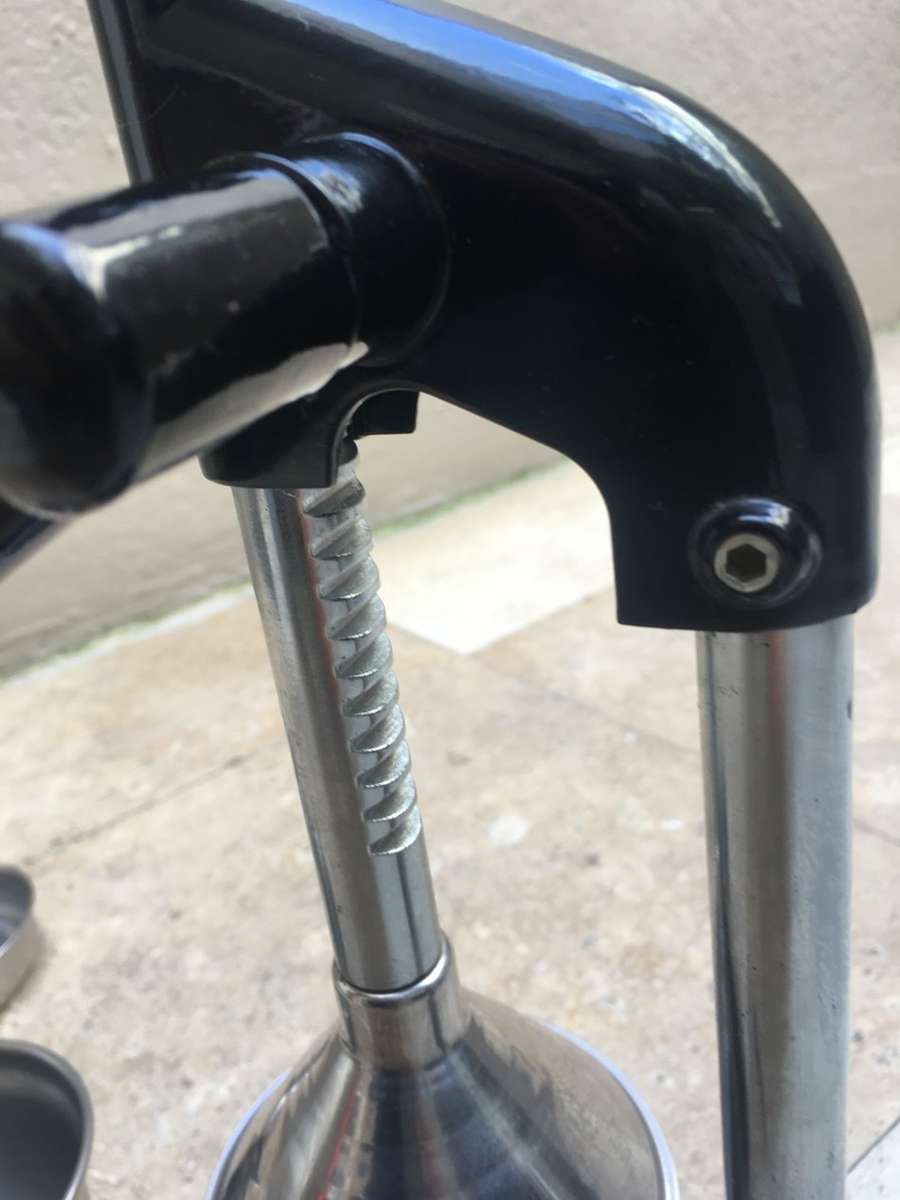 vintage Typhoon manual citrus juicer retro , black