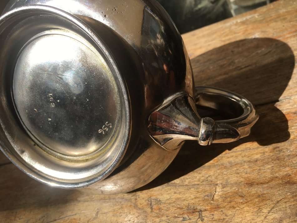 vintage victorian ornate rare silver Alladin genie teapot