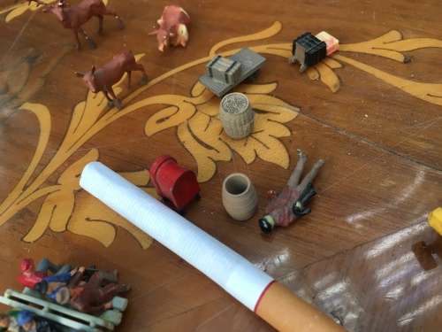 Vintage Train Set Assorted People Accessories for Train Set 54 pieces