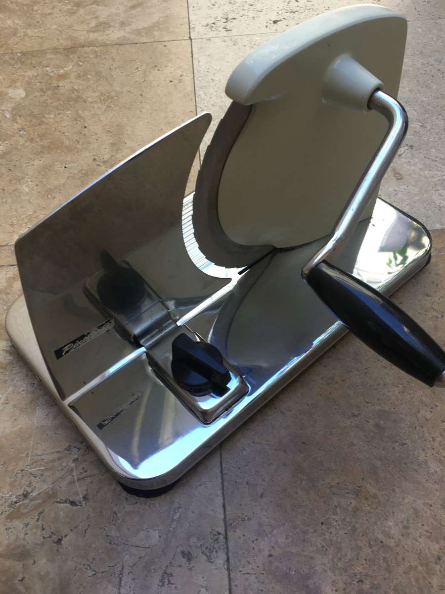 vintage retro Pineware bread cutter  slicer , meat slicer