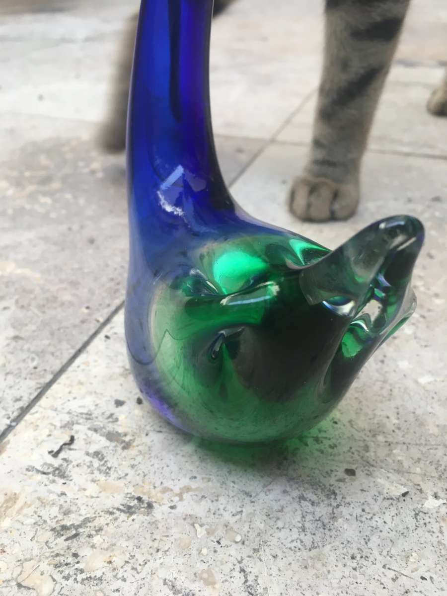 Murano swan 27 cm