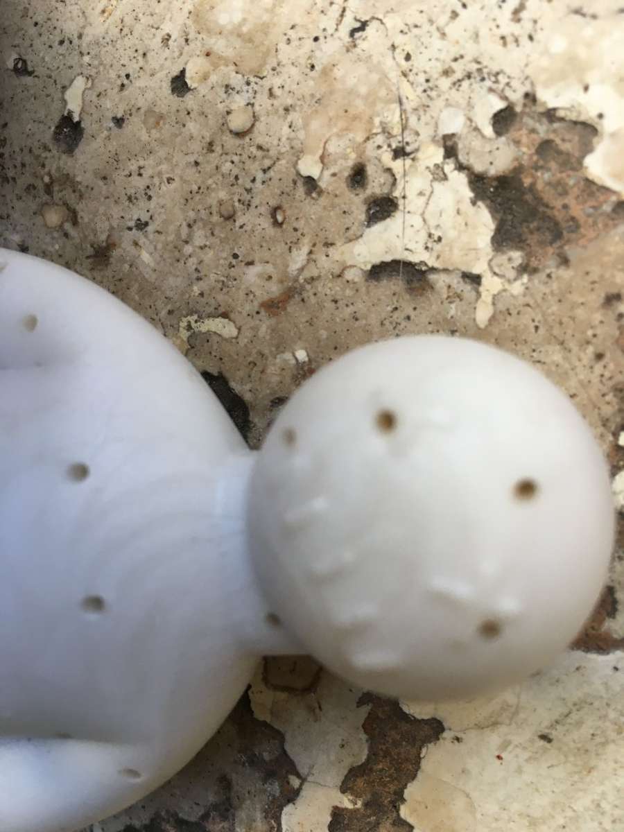 vintage Hunkydory Egyptian mummy tin with voodoo doll toothpick holder