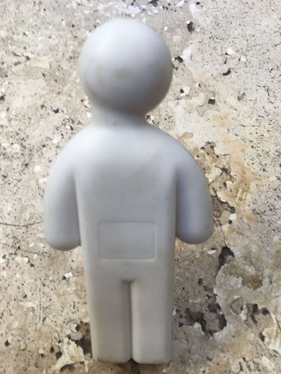 vintage Hunkydory Egyptian mummy tin with voodoo doll toothpick holder