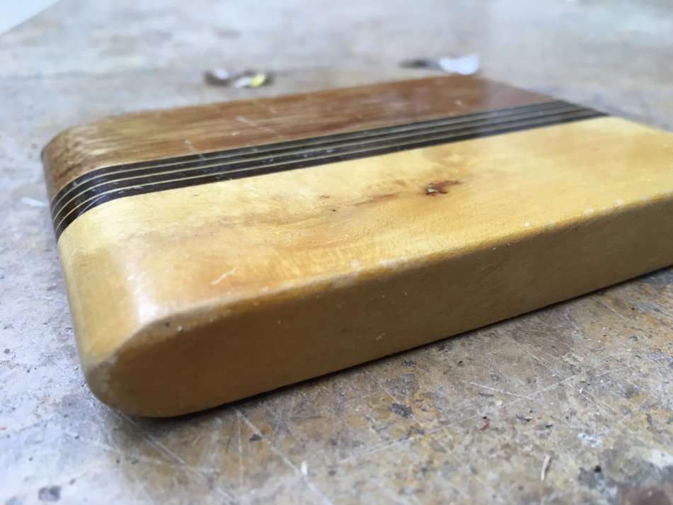 vintage wooden cigarette box